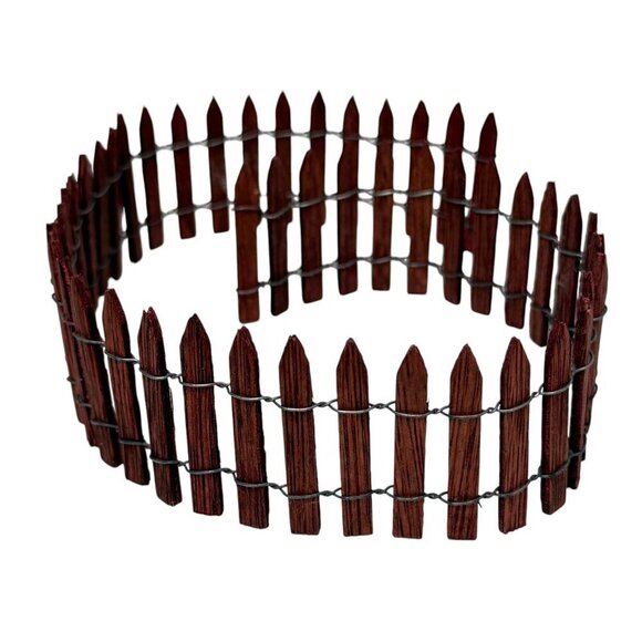 Christmas Village Fences Miniatures Picket Fences - Picture 9 of 9